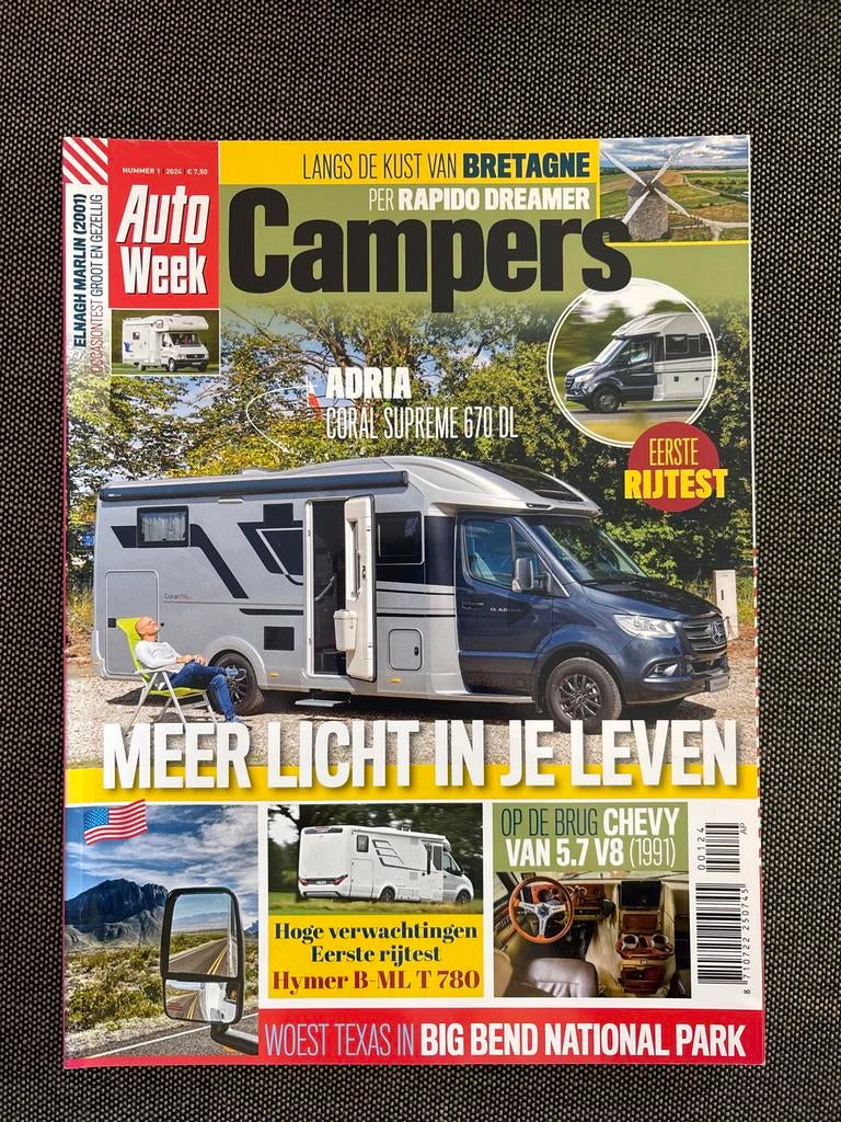 AutoWeek Campers Magazine - Nummer 1, 2024, Ophalen of Verzenden