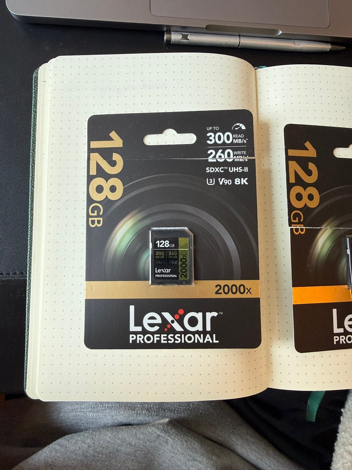 Lexar Professional 128GB V90 (2 stuks), Ophalen of Verzenden, Nieuw