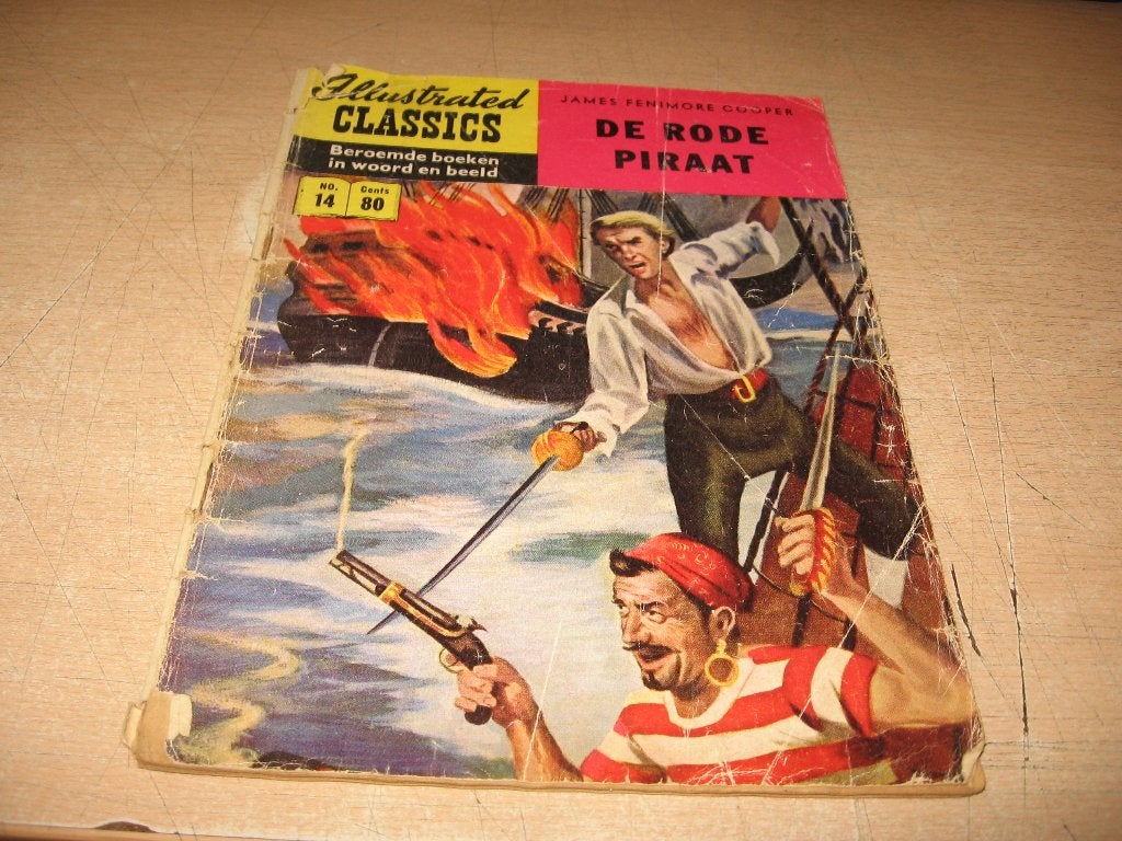 Illustrated Classics     14     De rode piraat, Eén stripboek, Ophalen of Verzenden, Gelezen
