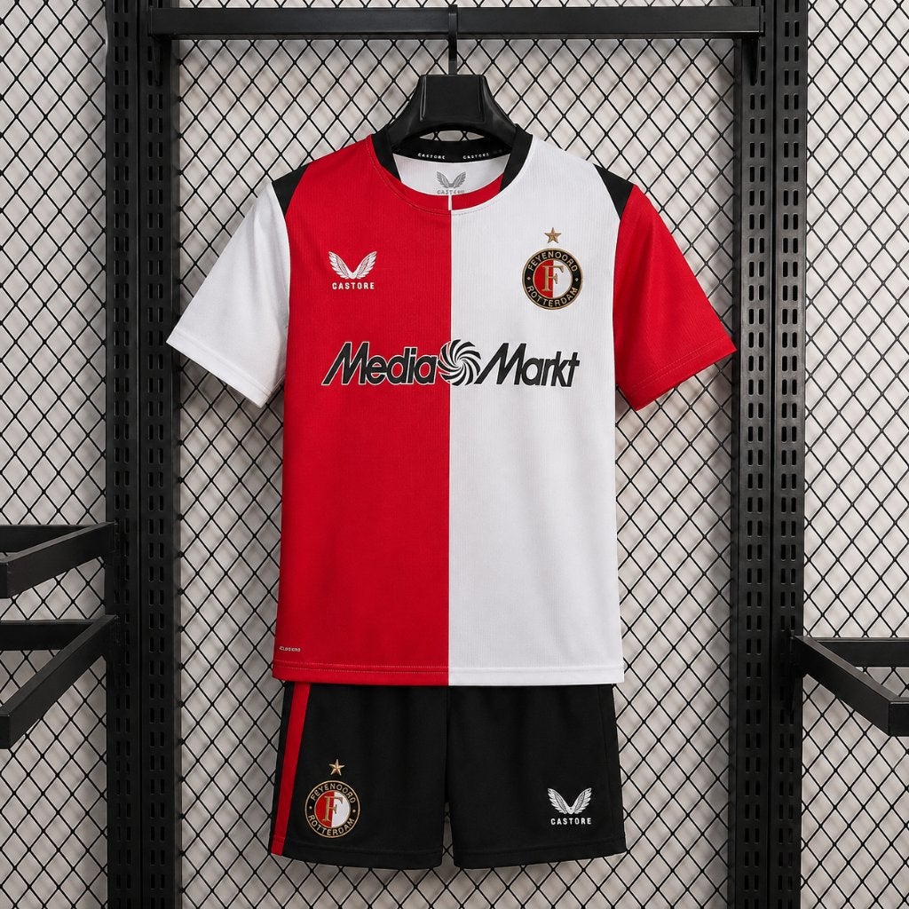 Feyenoord 26/27 Thuis Tenue Kids - Maat 152, Kinderen en Baby's, Kinderkleding | Maat 152, Castore, Verzenden, Jongen of Meisje