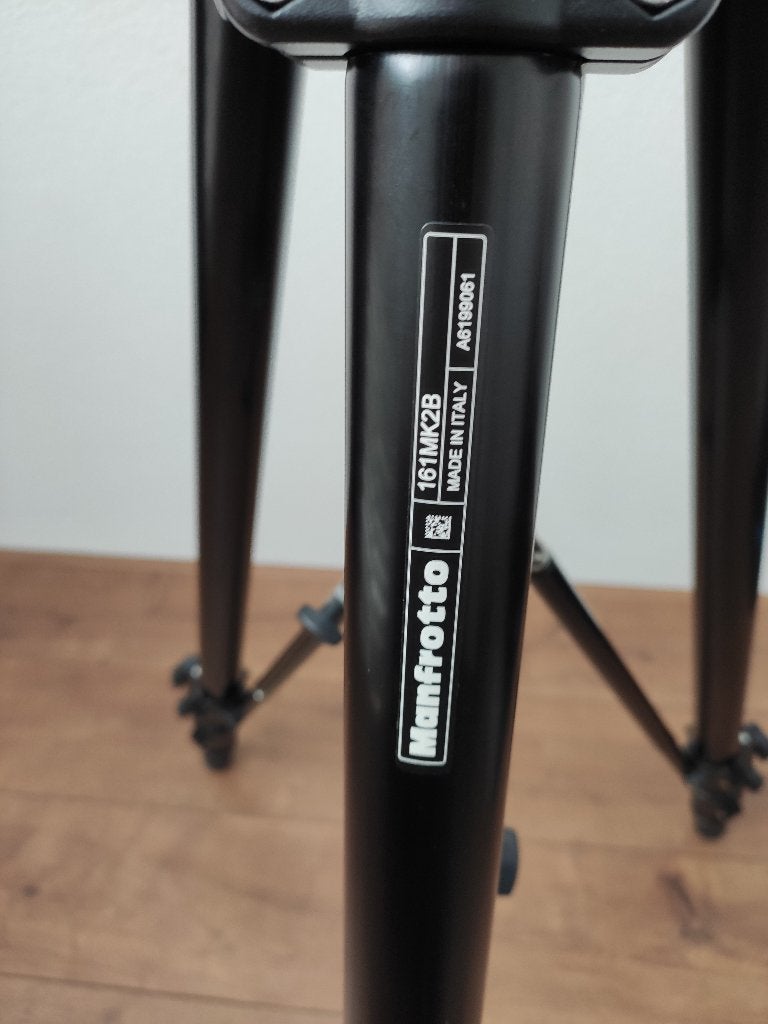Manfrotto 161MK2B statief, Ophalen, Met waterpas, Driepoot, Zo goed als nieuw