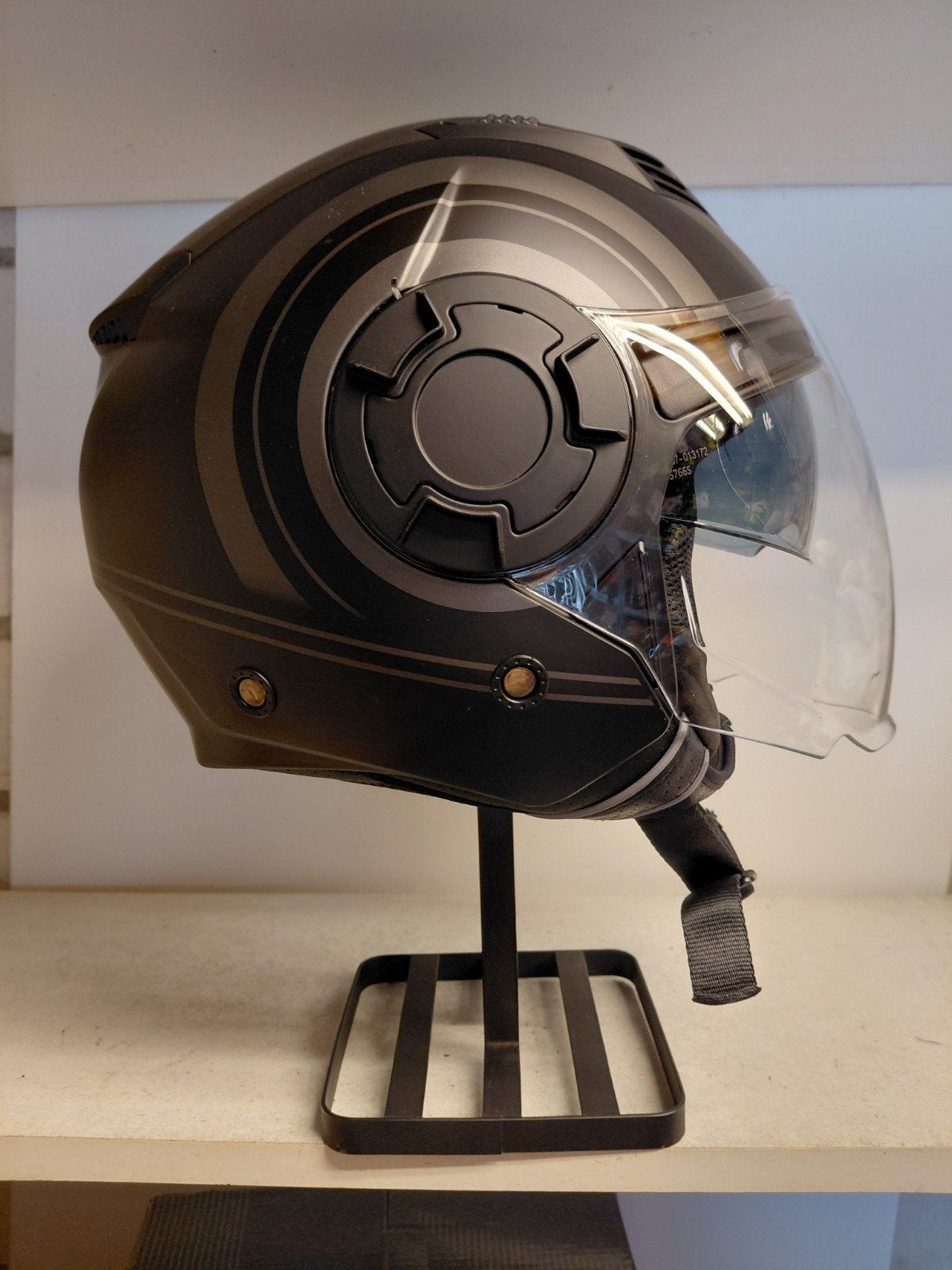 Nieuwe Vito helm met zonnevizier maat S, Jethelm, Kinderen, Ophalen of Verzenden, S