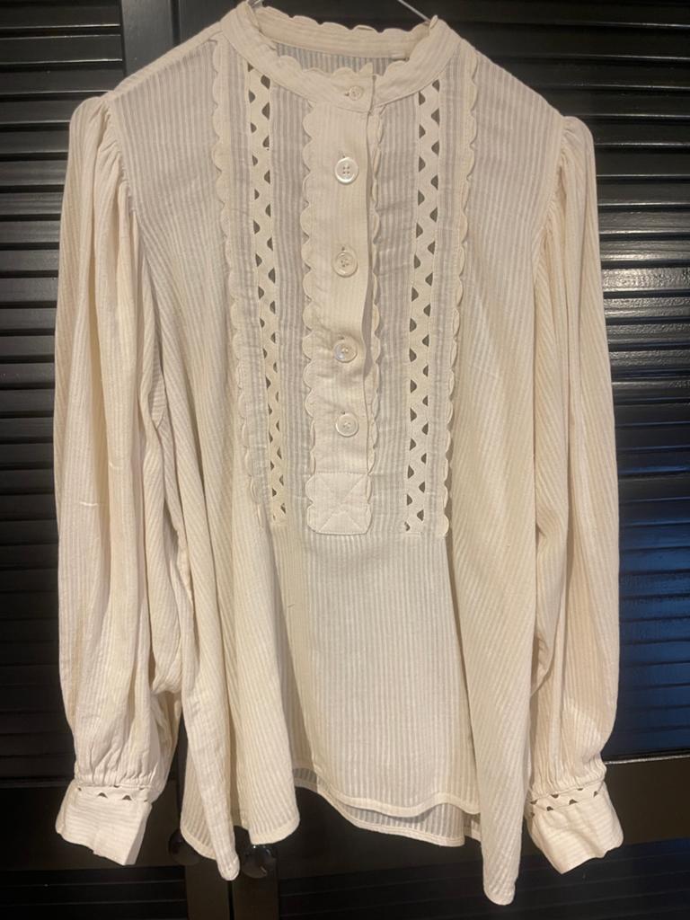 Antik Batik blouse 38, Kleding | Dames, Ophalen of Verzenden, Gedragen, Maat 38/40 (M), Wit
