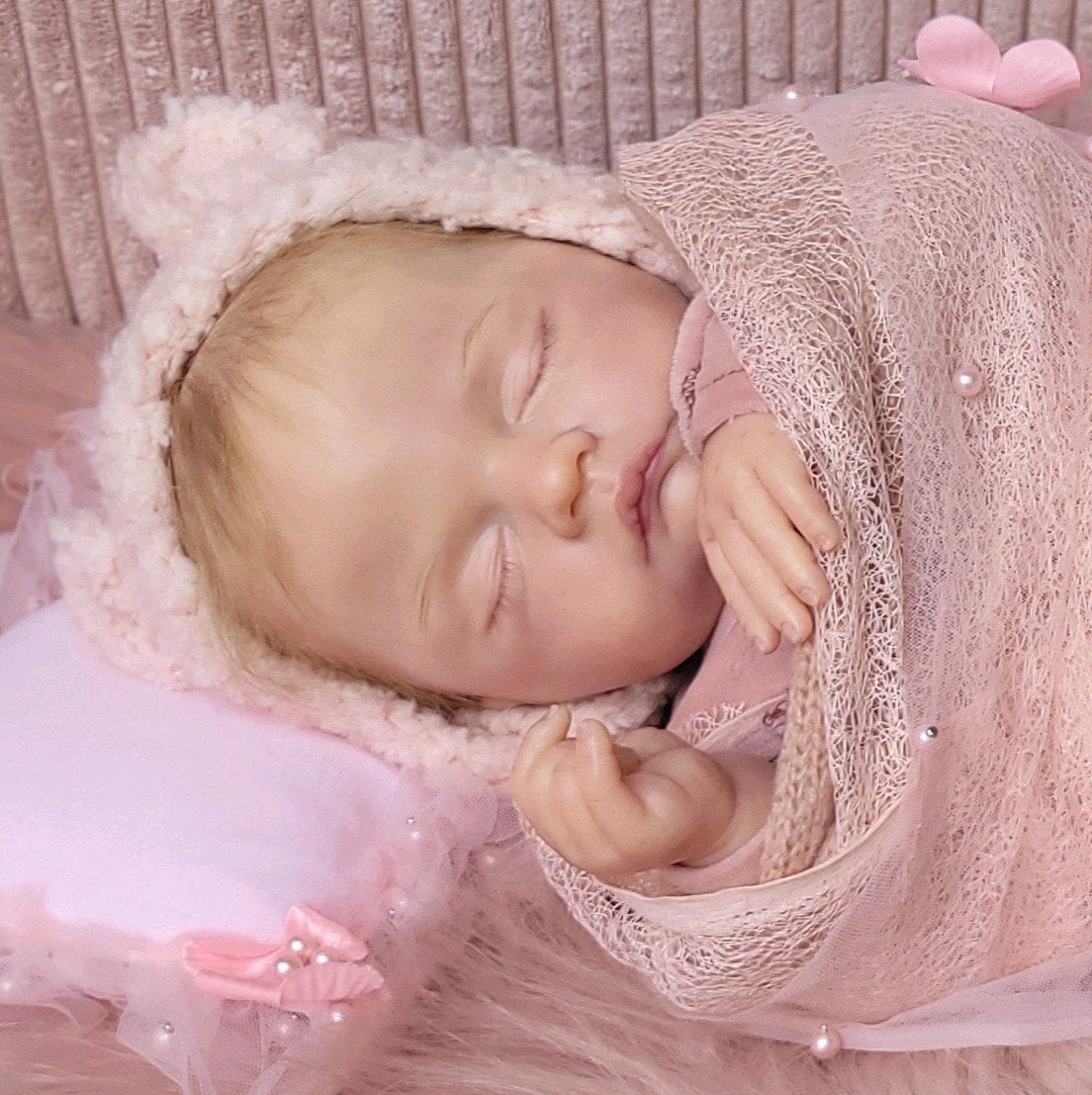 Reborn Ruby - Realistisch en handgemaakt, Ophalen of Verzenden, Nieuw, Babypop