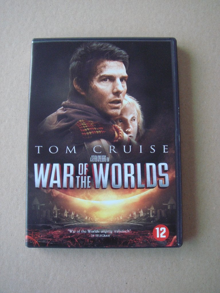 War of the Worlds DVD - Steven Spielberg Tom Cruise, Vanaf 12 jaar, Ophalen of Verzenden, Zo goed als nieuw, Actiethriller