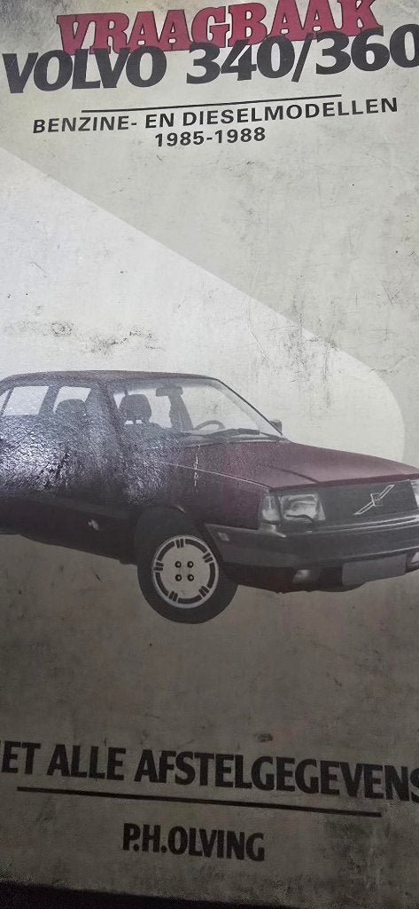 Vraagbaak Volvo 340/360 Benzine- en Dieselmodellen, Auto diversen, Ophalen