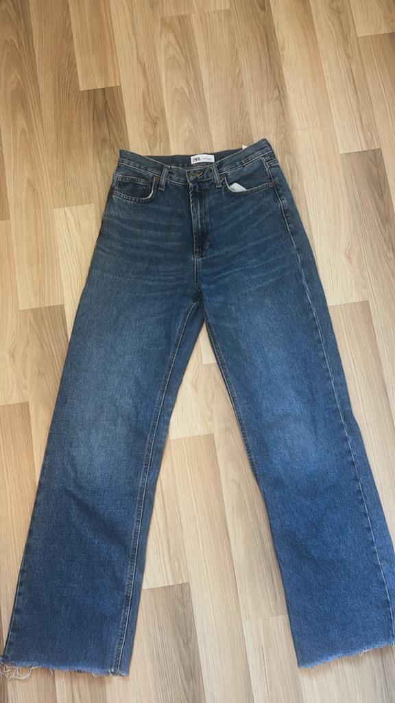 Zara Jeans, Kleding | Heren, Broeken en Pantalons, Ophalen of Verzenden, Zo goed als nieuw, Maat 46 (S) of kleiner, Blauw