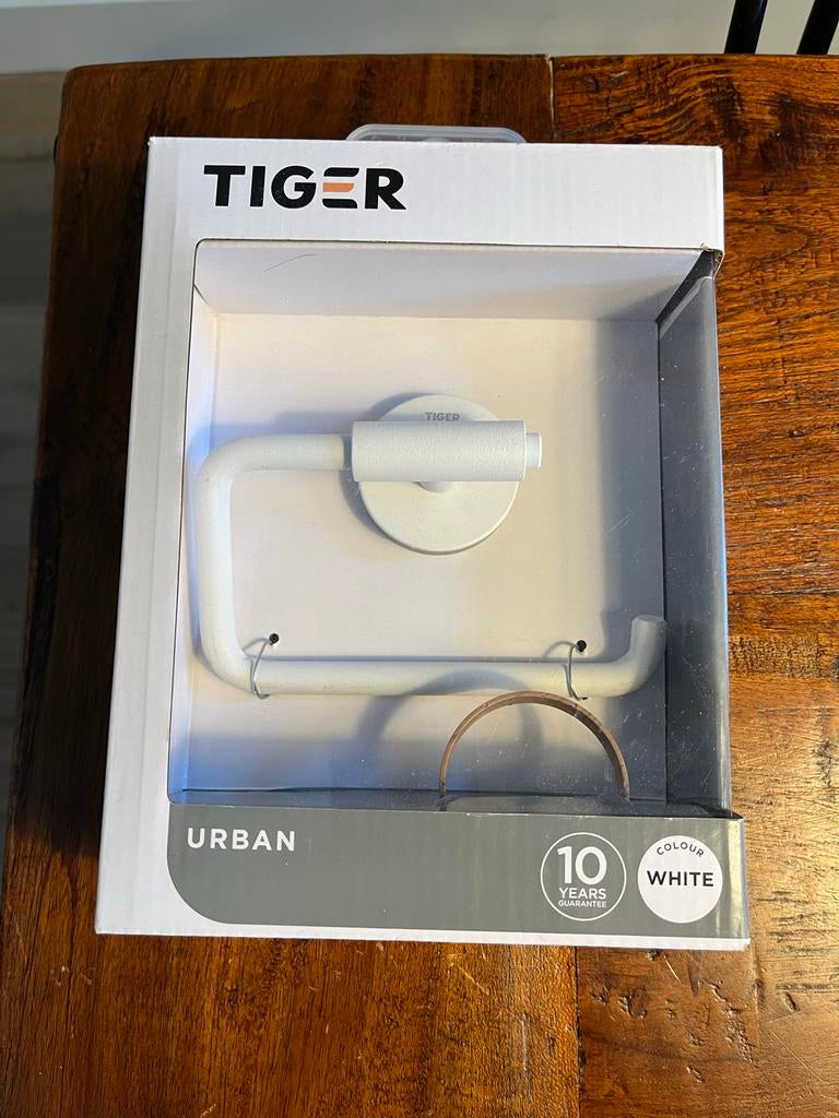 Tiger Urban Toiletrolhouder wit - Nieuw in verpakking, Huis en Inrichting, Badkamer | Badtextiel en Accessoires, Ophalen, Nieuw