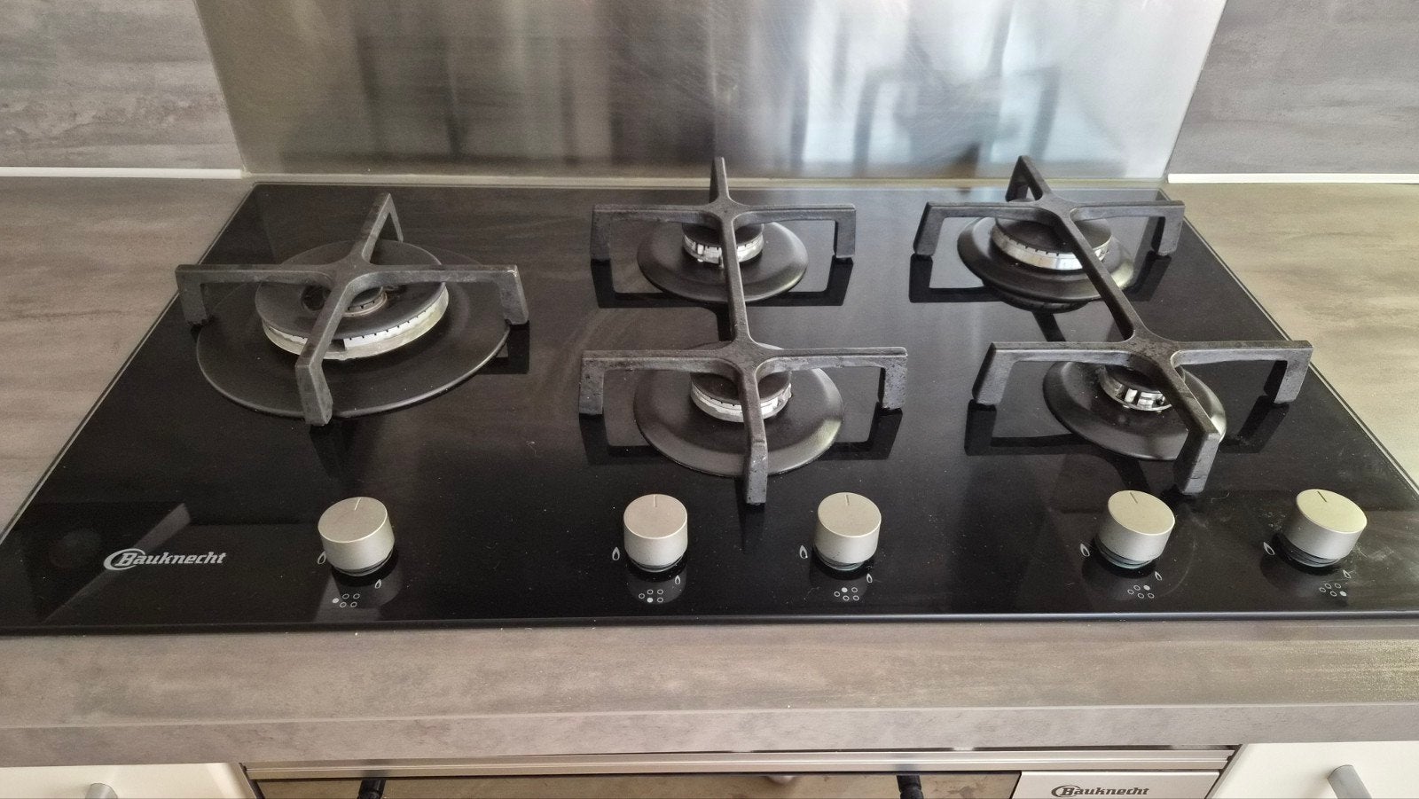 Bauknecht gasfornuis met 4 kookzones, Witgoed en Apparatuur, Ophalen, Gebruikt, 4 kookzones, Gas