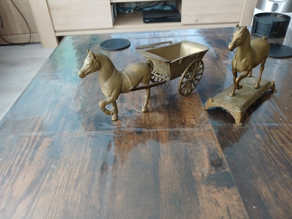 2 koper paarden, Verzenden, Gebruikt