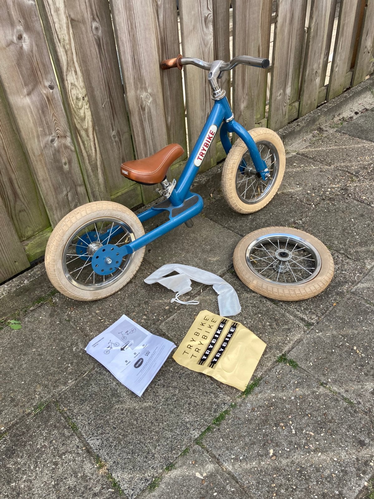Trybike loopfiets, Kinderen en Baby's, Speelgoed | Buiten | Voertuigen en Loopfietsen, Ophalen, Zo goed als nieuw, Loopfiets