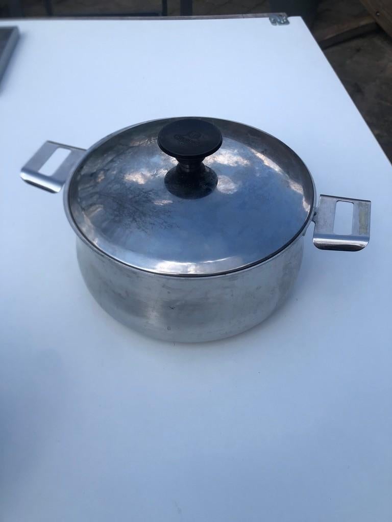 Demeyere Silvinox kookpan, Ophalen of Verzenden, Zo goed als nieuw, Rvs, Kookpan of Snelkookpan