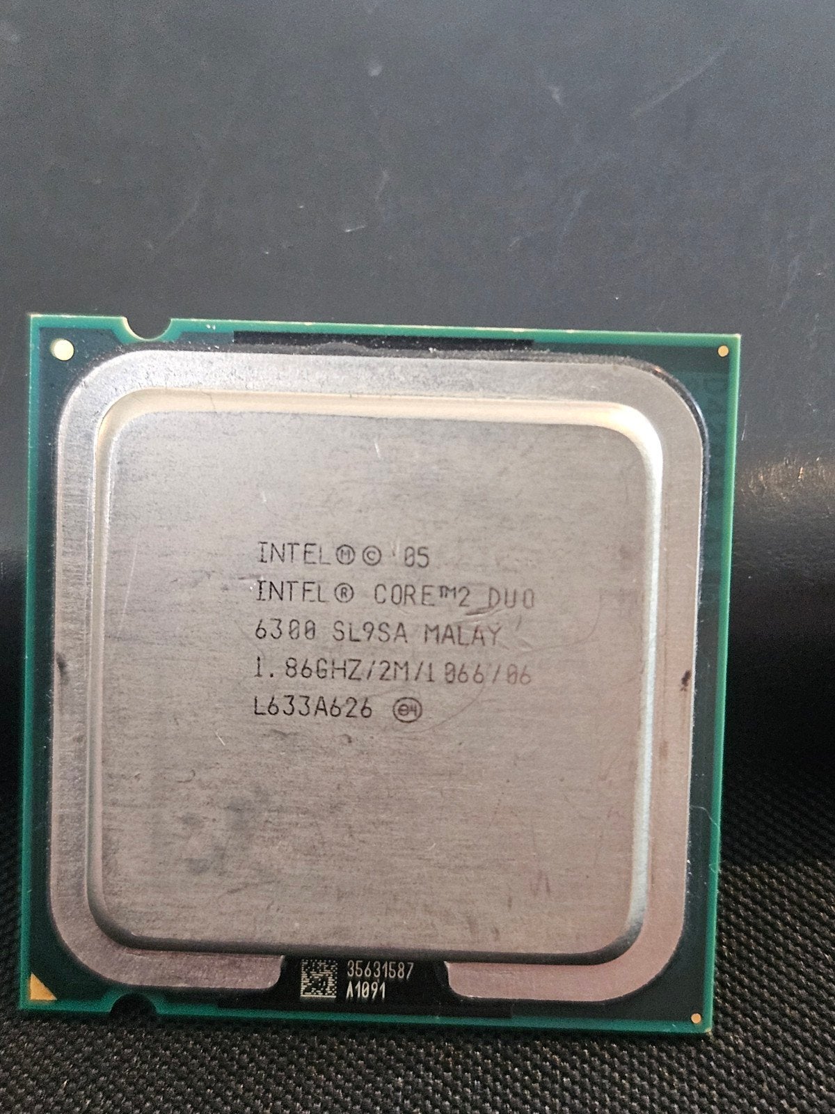 Intel Core 2 Duo E6300 Processor - 1.86GHz Dual Core, LGA775, Gebruikt, Minder dan 2 Ghz, Ophalen of Verzenden