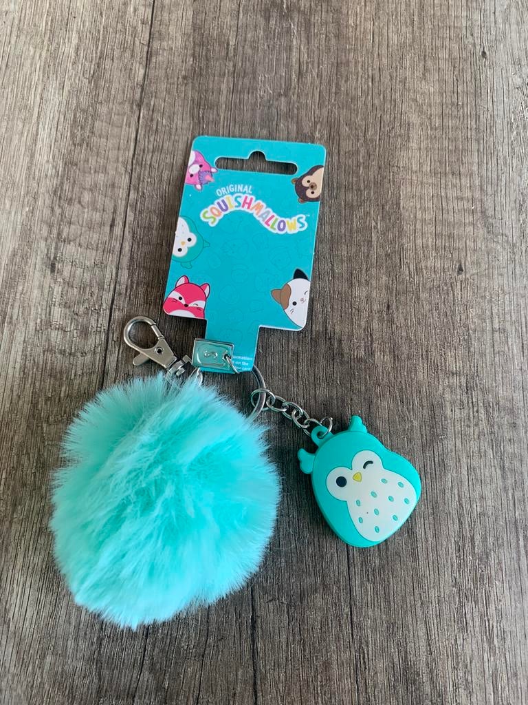 Squishmallows Uil Sleutelhanger met Pluizige Bal, Ophalen of Verzenden, Nieuw, Knuffel of Figuurtje