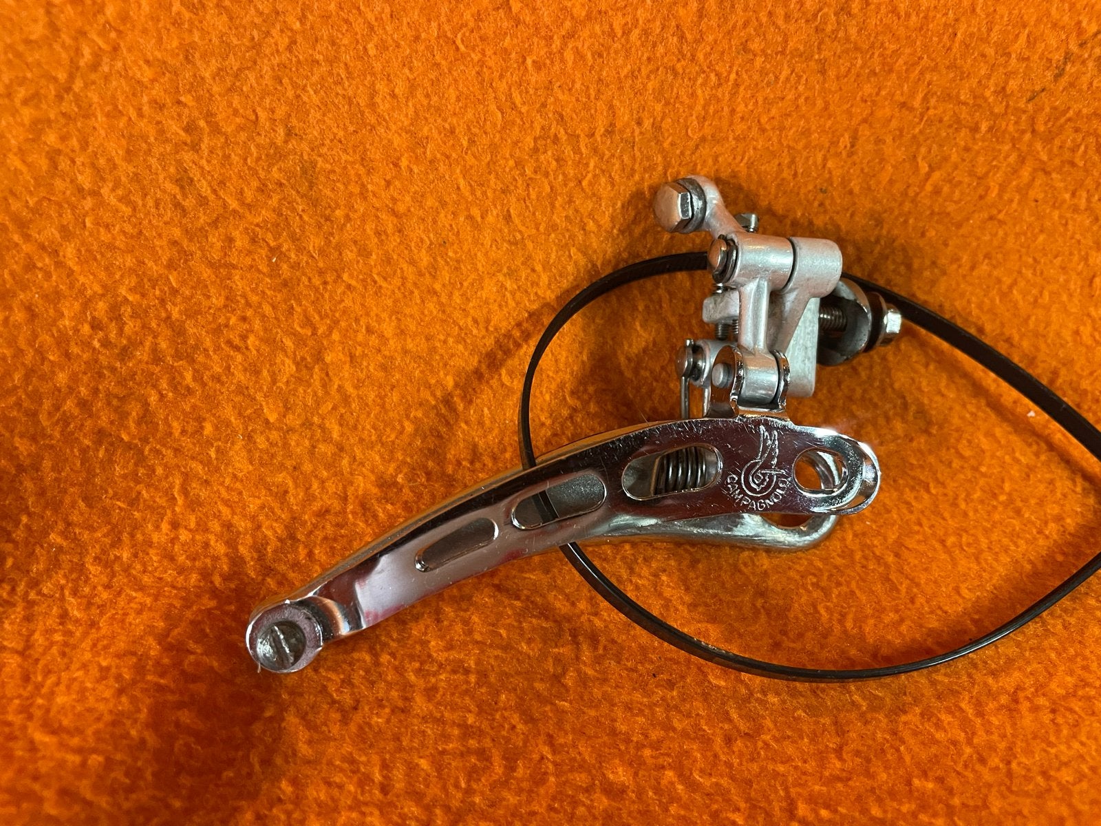 Campagnolo nuovo record 4 gaats ! voorDerailleur racefiets, Verzenden, Gebruikt