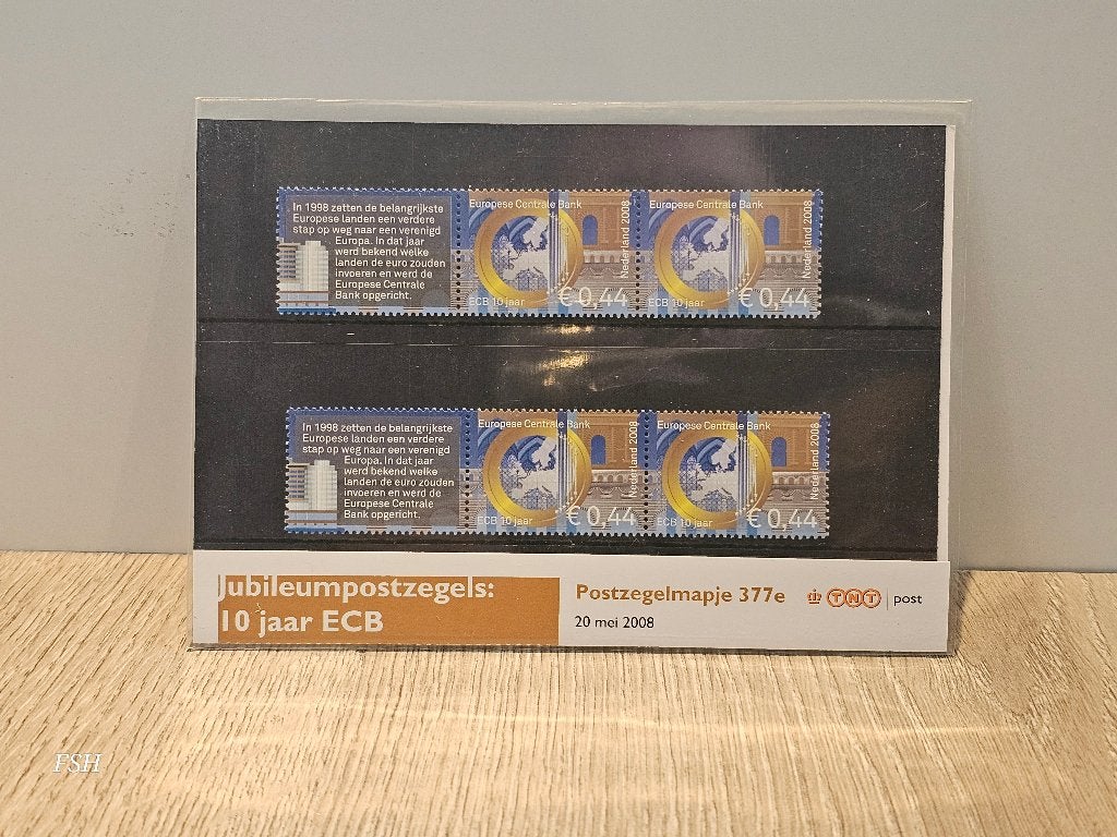 Postzegelmapje 377 E, 10 jaar ECB. Postfris., Ophalen of Verzenden