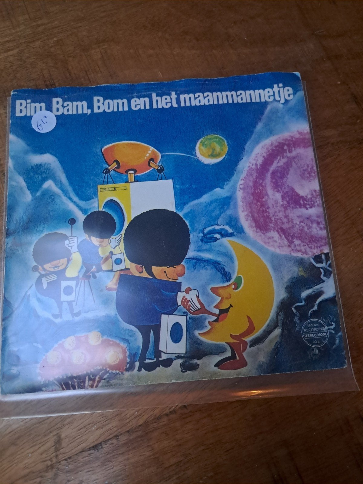 Bim, Bam, Bom en het maanmannetje - Vintage Vinyl Single, Cd's en Dvd's, Gebruikt, Verzenden, EP, EP