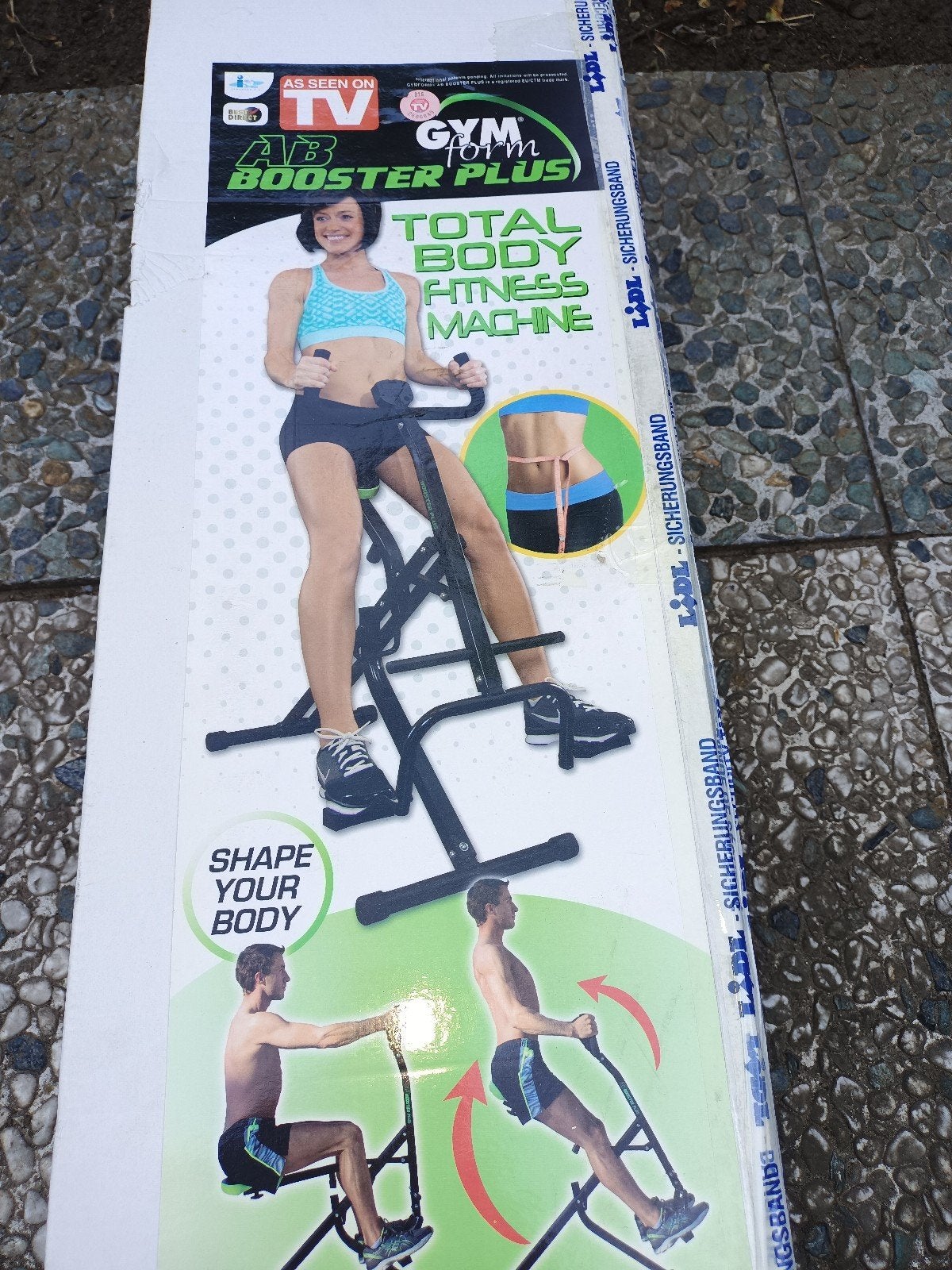 AB Booster Plus Total Body Fitness Machine wordt verstuurd, Benen, Krachtstation, Nieuw, Ophalen of Verzenden
