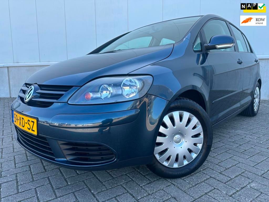 Volkswagen Golf Plus 1.6 Optive 3 Automaat NL auto....., Stof, Zwart, 4 cilinders, Euro 4