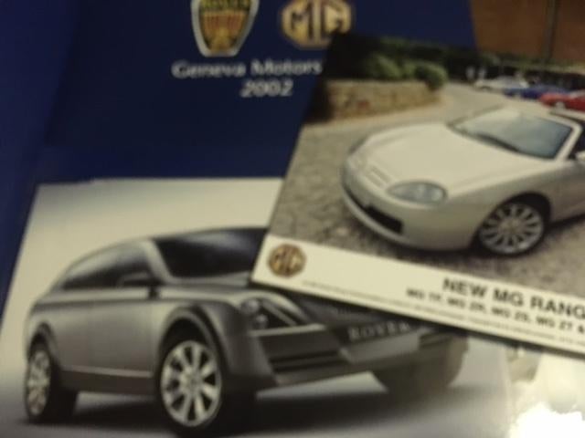 MG Rover incl ZR, ZS, ZT, TF en 75 persmap '01 '02 '05, Ophalen of Verzenden, Overige merken