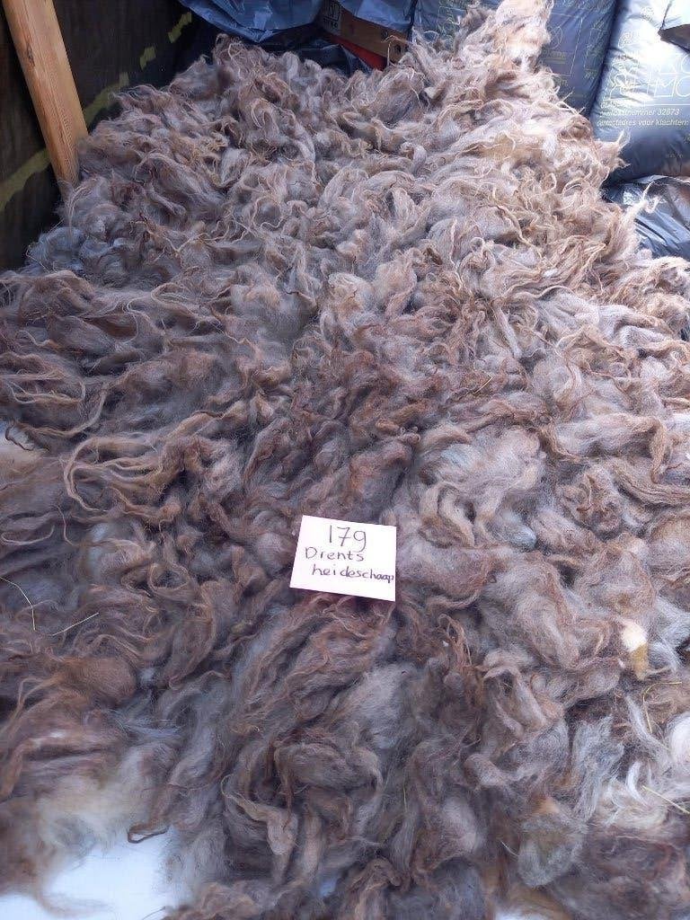 nr 179 Geschoren vacht van Drents Heideschaap, Ophalen of Verzenden, Gebruikt