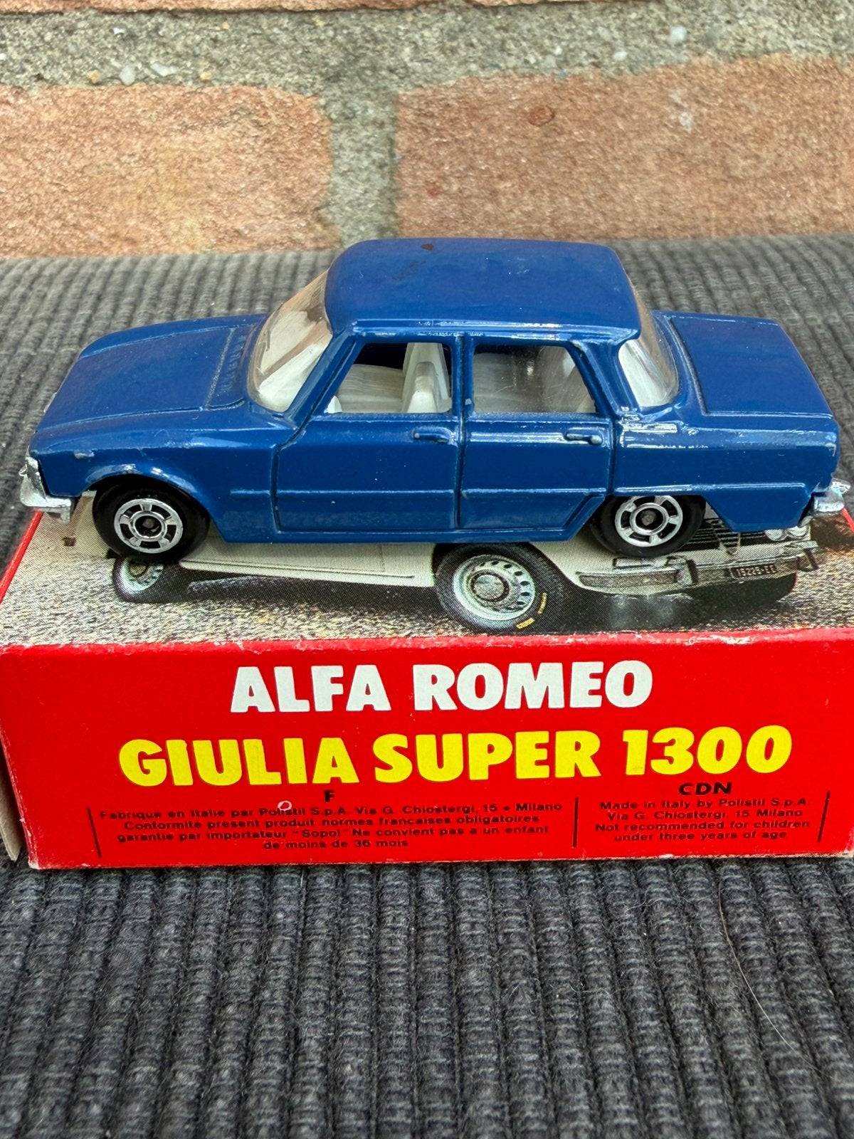 Polistil RJ-44 Alfa Romeo Nuova Giulia super 1300, Ophalen of Verzenden, Gebruikt, Auto