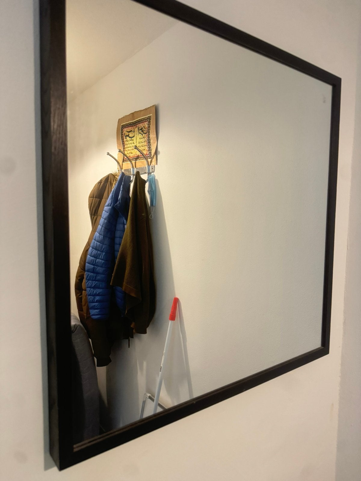wall mirror Ikea 70&70 cm, Ophalen, Zo goed als nieuw, Minder dan 100 cm, Rechthoekig