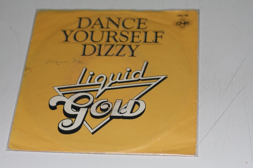 Liquid Gold - Dance yourself dizzy Mooie vinylsingle, Gebruikt, 7 inch, Overige typen, Verzenden