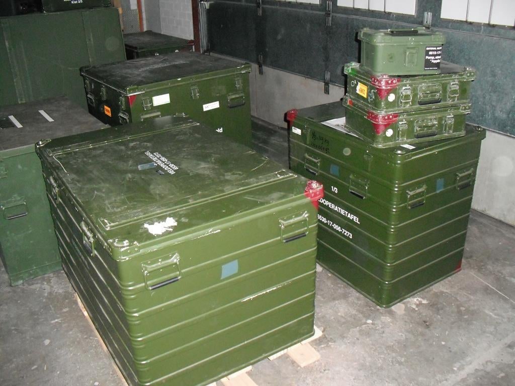 Zarges aluminium opbergkisten kisten flightcases div. maten, Ophalen of Verzenden, Gebruikt