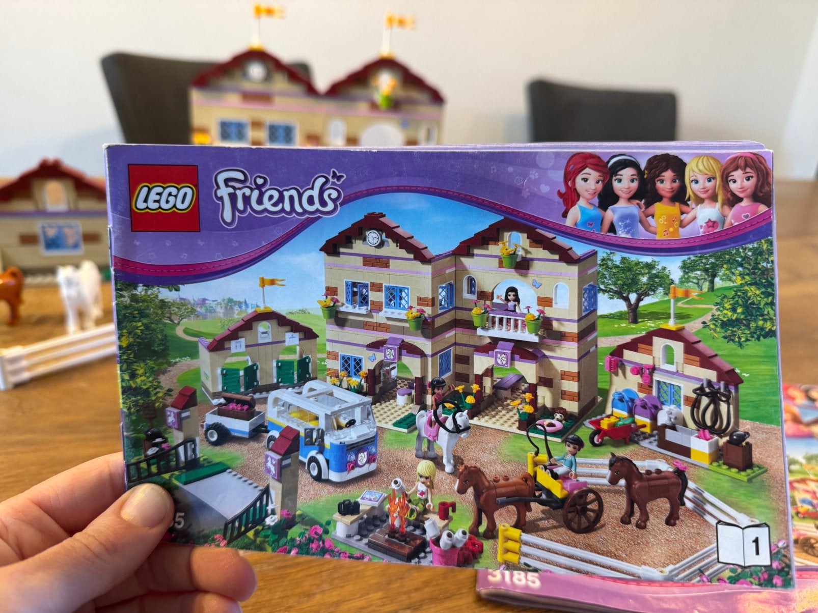 Lego friends manege 3185, Ophalen of Verzenden, Zo goed als nieuw