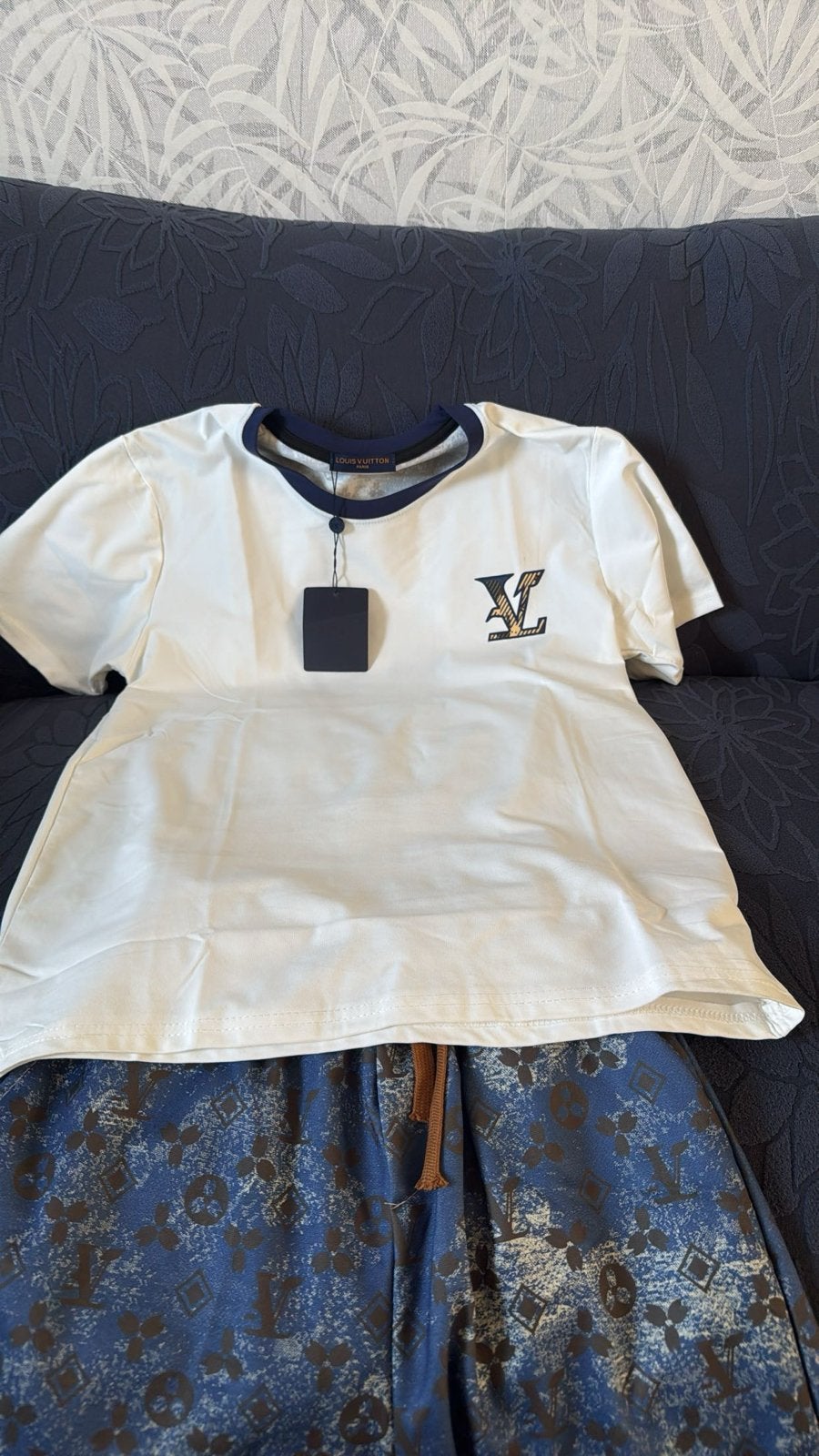T-shirt en short set - Nieuw, Ophalen of Verzenden, Nieuw, Overige maten, Wit
