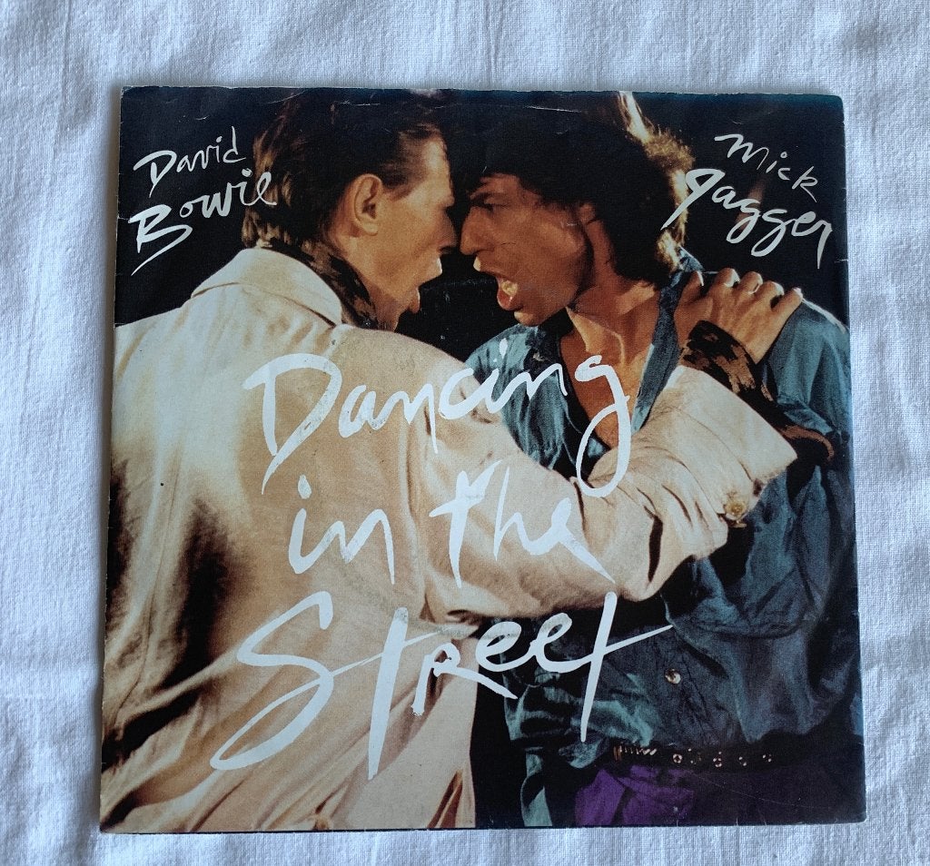 David bowie and mick jagger - dancing in the street, Ophalen of Verzenden, Zo goed als nieuw, 7 inch, Pop