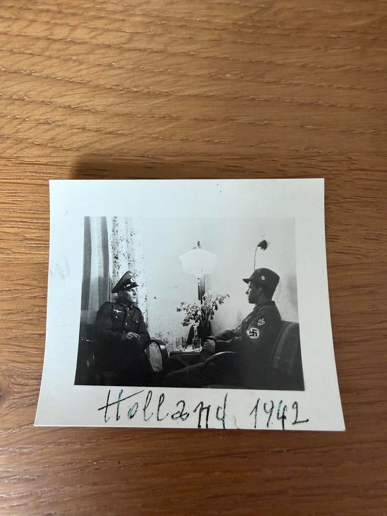 Wo2 Duitse foto Nederland 1942, Ophalen of Verzenden, Duitsland, Foto of Poster