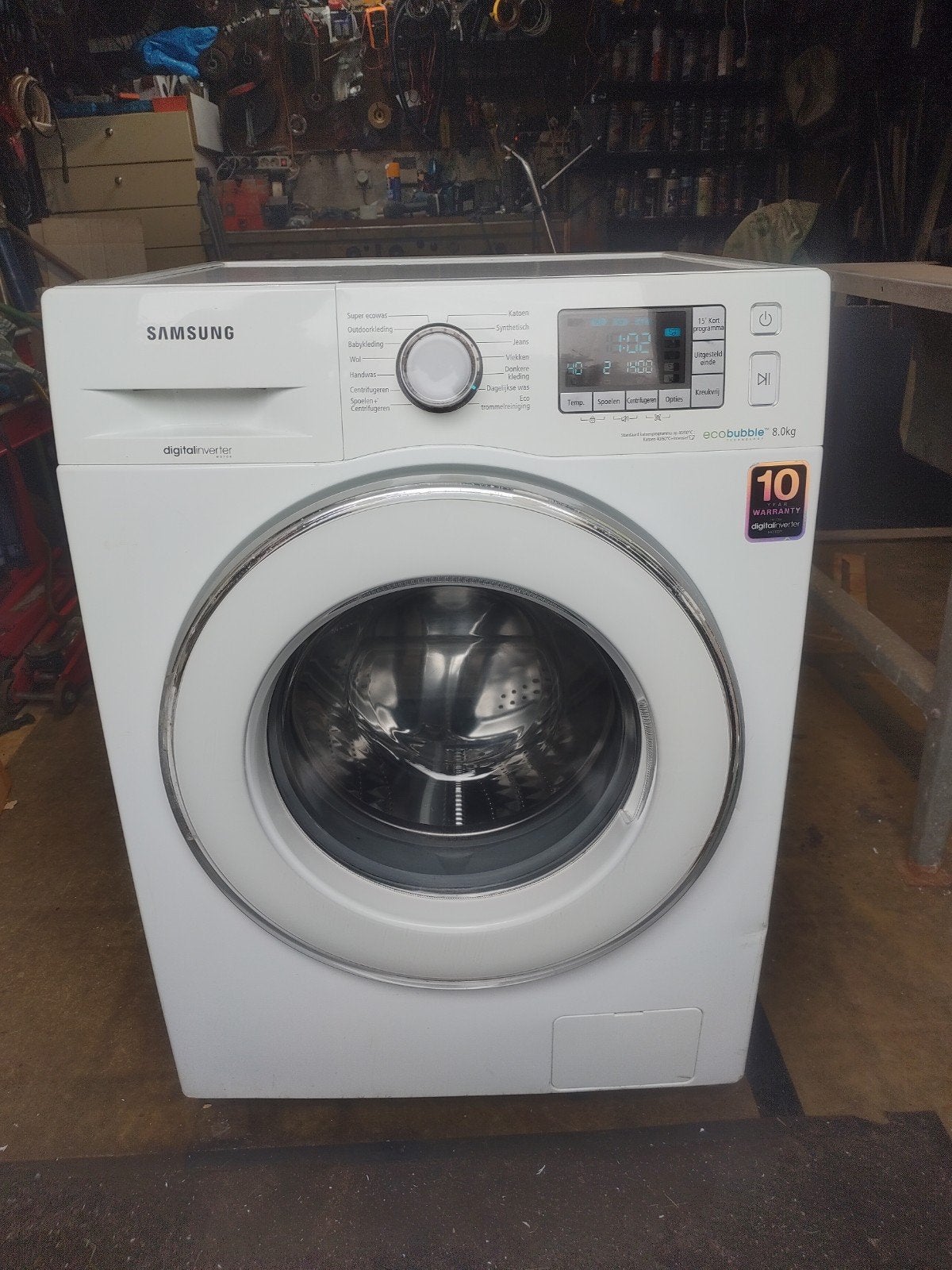 Samsung EcoBubble 8.0kg Wasmachine -, Ophalen, Handwasprogramma, 85 tot 90 cm, 1200 tot 1600 toeren