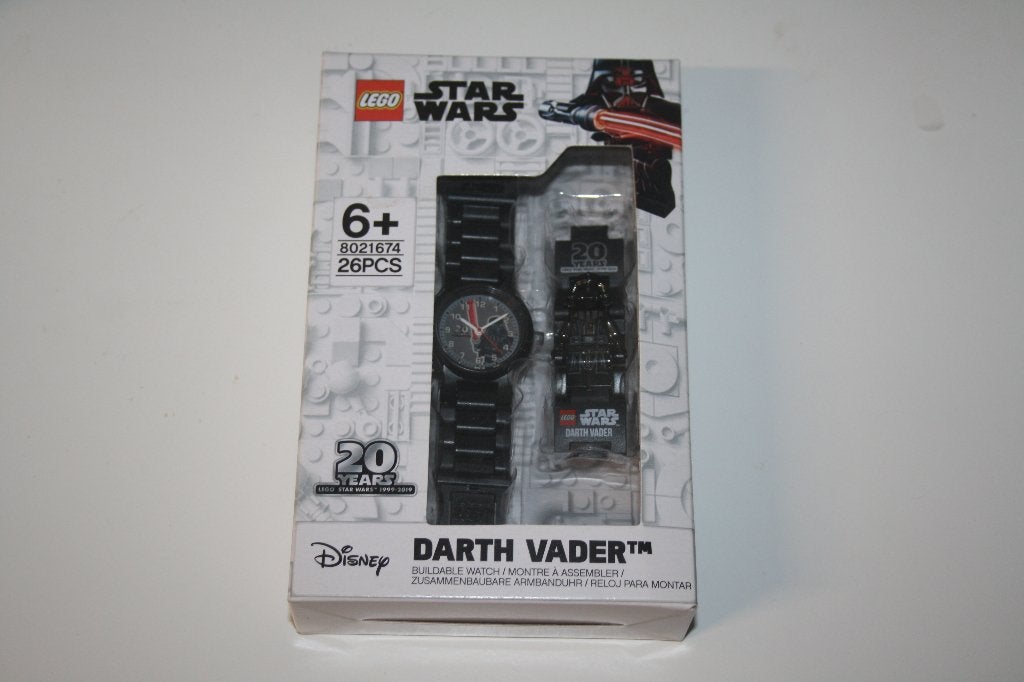 Lego Star Wars horloge Darth vader 20 Years Anniversary, Lego, Overige typen, Nieuw, Ophalen of Verzenden