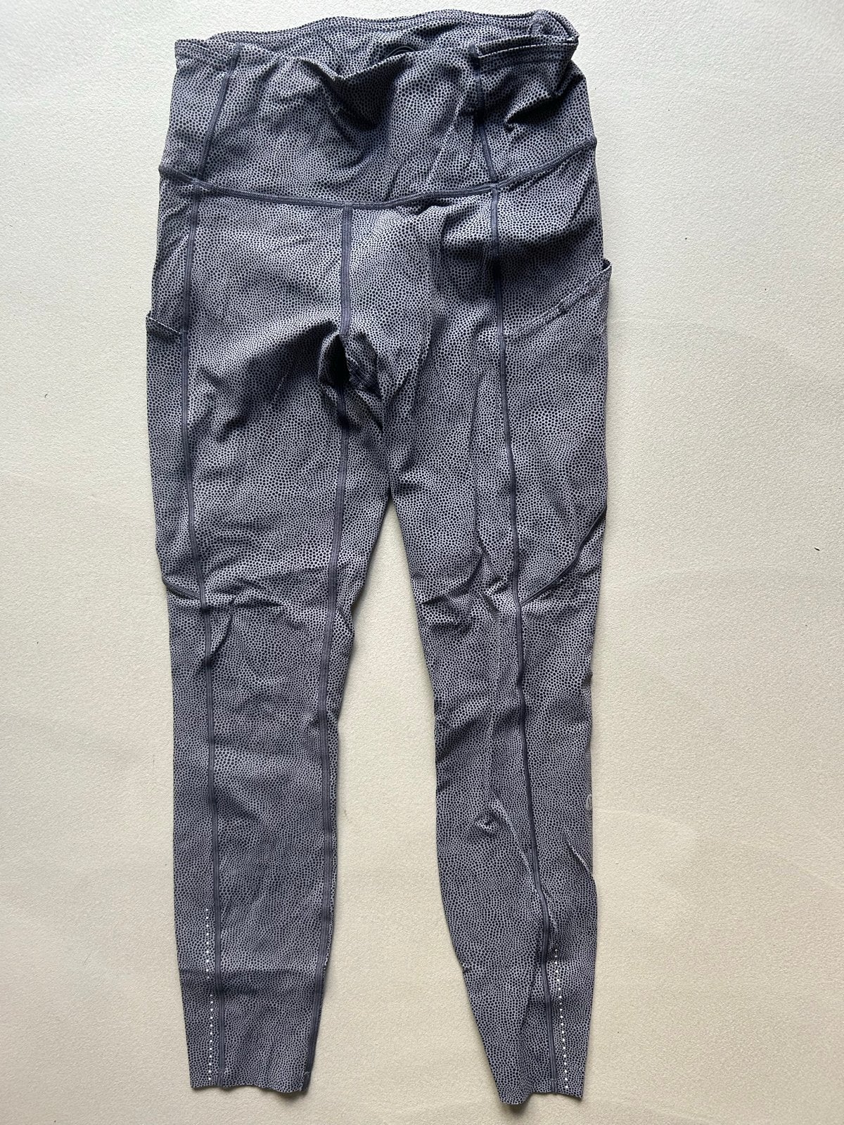 Lululemon legging maat 6, Ophalen of Verzenden, Gedragen, Maat 36 (S), Grijs