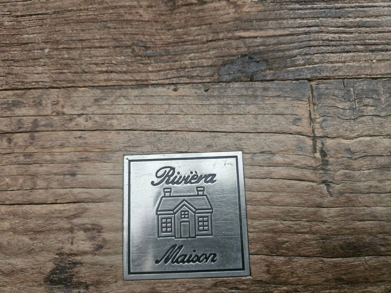 Riviera Maison Salontafel  in Goede Staat, Ophalen, Vierkant, 50 tot 100 cm, Zo goed als nieuw
