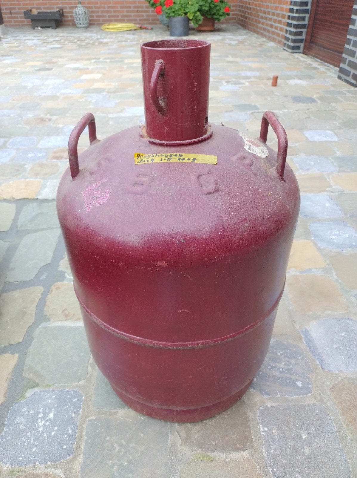 Benegas propaan gasfles 44L - leeg, Ophalen, Gebruikt