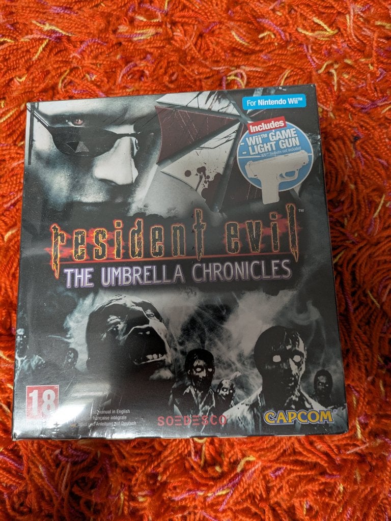 Resident Evil Umbrella Chronicles sealed met gun Wii, Avontuur en Actie, Vanaf 18 jaar, 1 speler, Ophalen of Verzenden