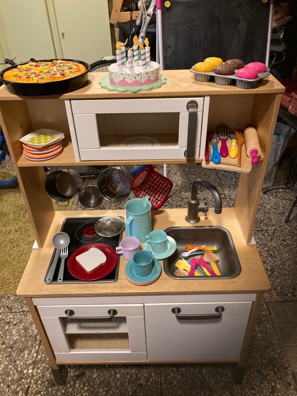 Kinder keuken met alle toebehoren, Ophalen of Verzenden, Zo goed als nieuw