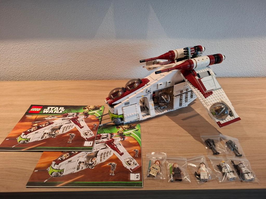 LEGO Star Wars 75021 Republic Gunship uit 2013, Star Wars, Lego, Ophalen of Verzenden, Complete set