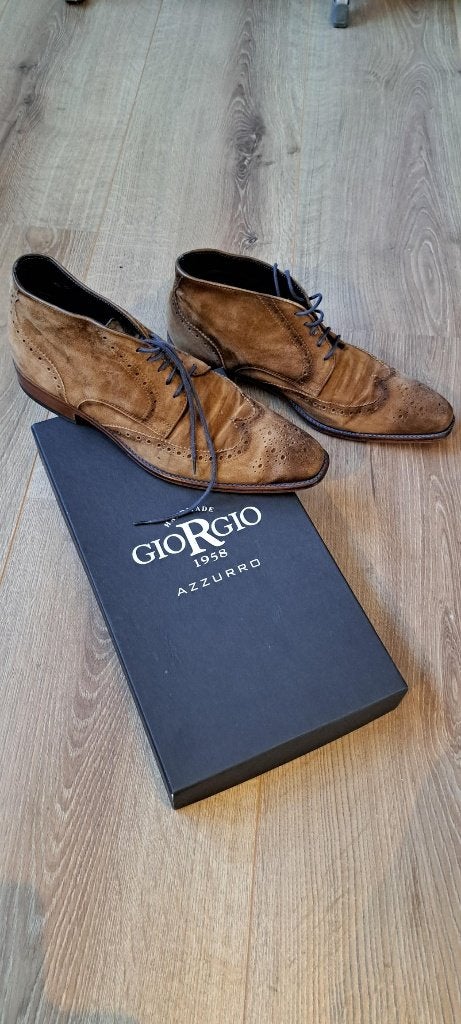 herenschoenen Giorgio1958 maat 43,5, Bruin, Giorgio 1958, Ophalen of Verzenden, Zo goed als nieuw