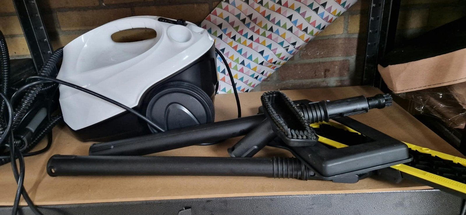 Kärcher stoomreiniger in goede staat - inclusief accessoires, Ophalen, Zo goed als nieuw, Combi-reiniger
