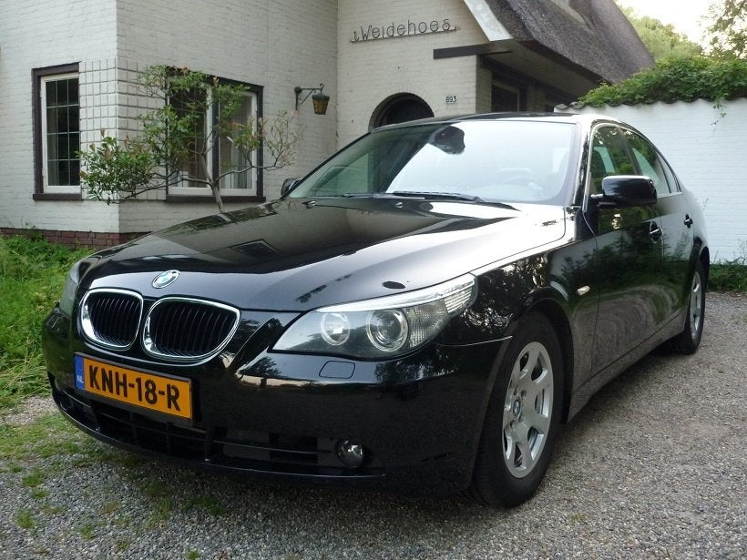 BMW 530i E60 2003 M54 sedan handgeschakeld nieuwe apk!, Auto's, Zwart, 231 pk, Handgeschakeld, Grijs