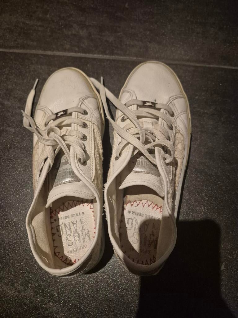 Witte zomerschoenen, Wit, Ophalen of Verzenden, Sneakers of Gympen, Zo goed als nieuw