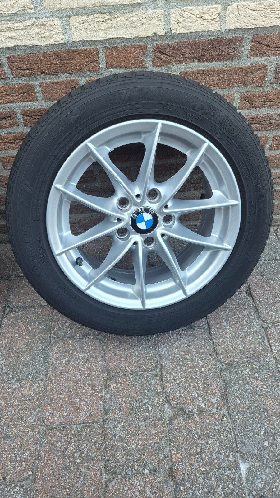 BMW Styling 360 16" met winterbanden, Ophalen of Verzenden