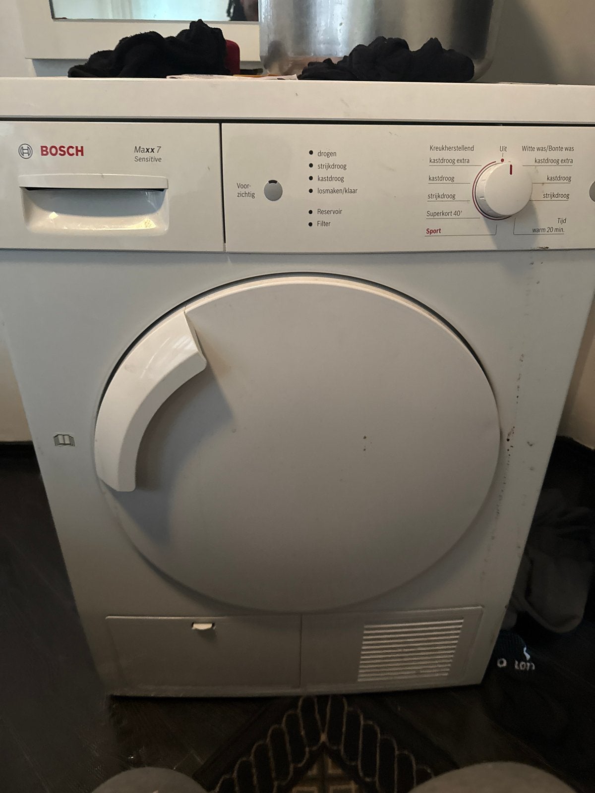 Bosch Maxx 7 Sensitive condensdroger, Ophalen, 6 tot 8 kg, Gebruikt, Voorlader
