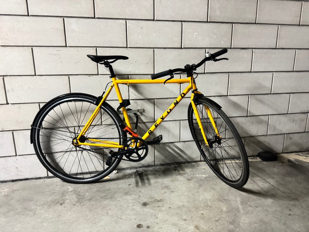 Beyond Cycles Viking Yellow Fixie Fiets, Fietsen en Brommers, Velgrem, Versnellingen, Nieuw, 53 tot 57 cm