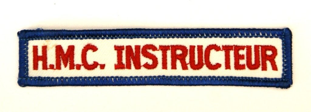 Patch / Embleem HMC Instructeur, Ophalen of Verzenden, Overige soorten, Overige gebieden, Embleem of Badge