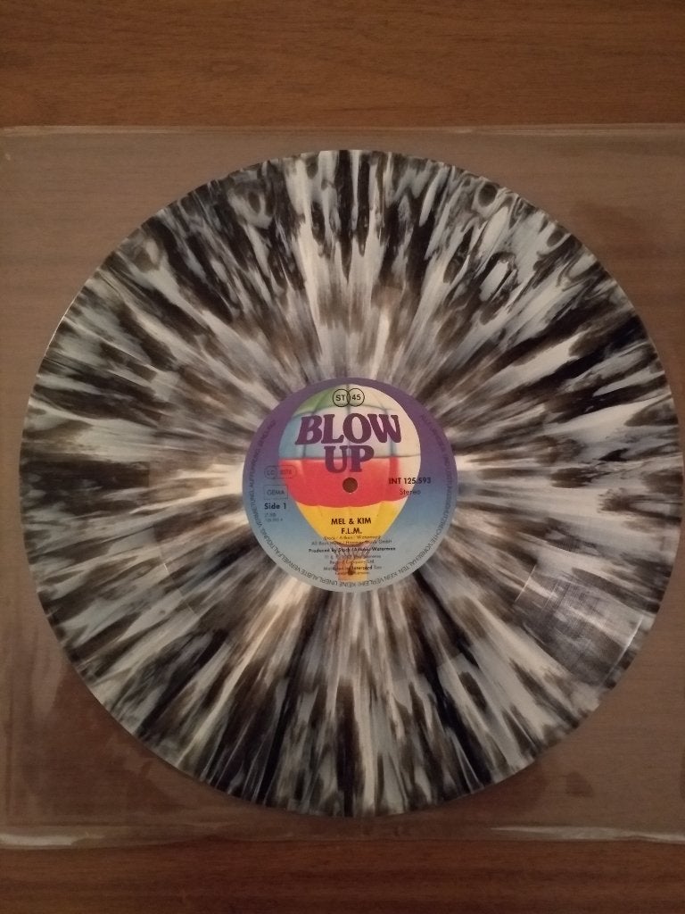 Ruil/koop Ultra Collectable Mel & Kim F.L.M. (12 Inch/1987), Gebruikt, Colored vinyl, Ophalen of Verzenden, Pop